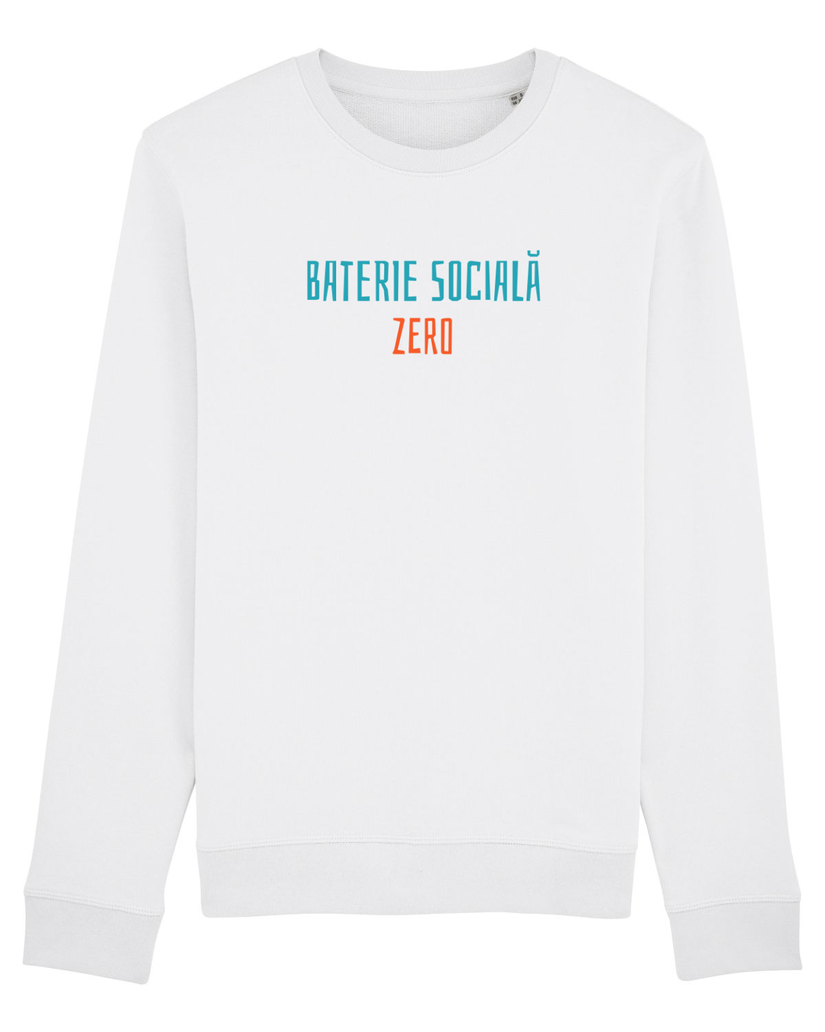 Bluză mânecă lungă Unisex Rise White