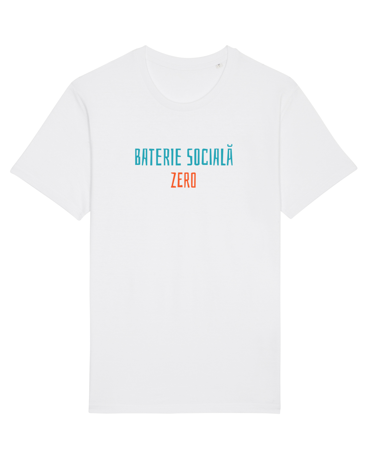 Tricou mânecă scurtă Unisex Rocker White
