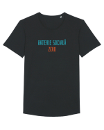 BATERIE SOCIALA ZERO - ANTISOCIAL Tricou mânecă scurtă guler larg Bărbat Skater