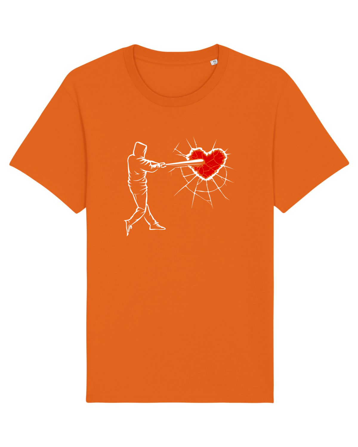 Tricou mânecă scurtă Unisex Rocker Bright Orange