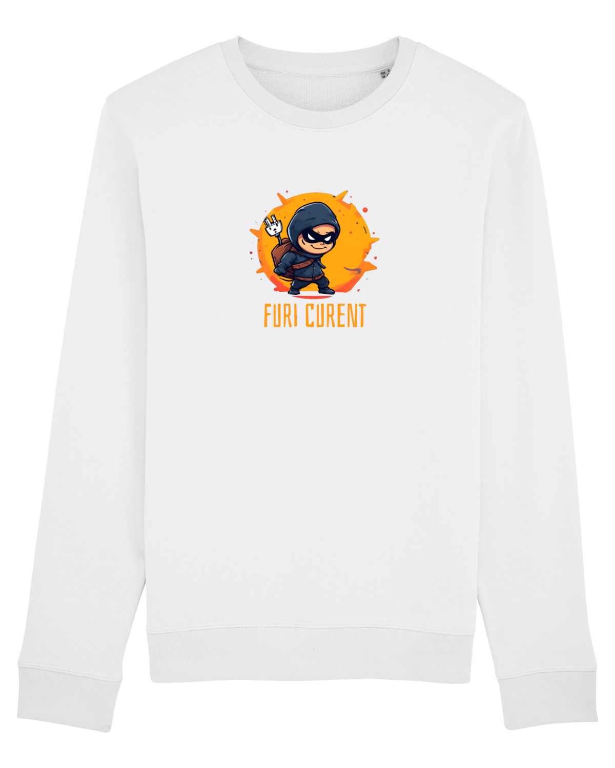 Bluză mânecă lungă Unisex Rise White