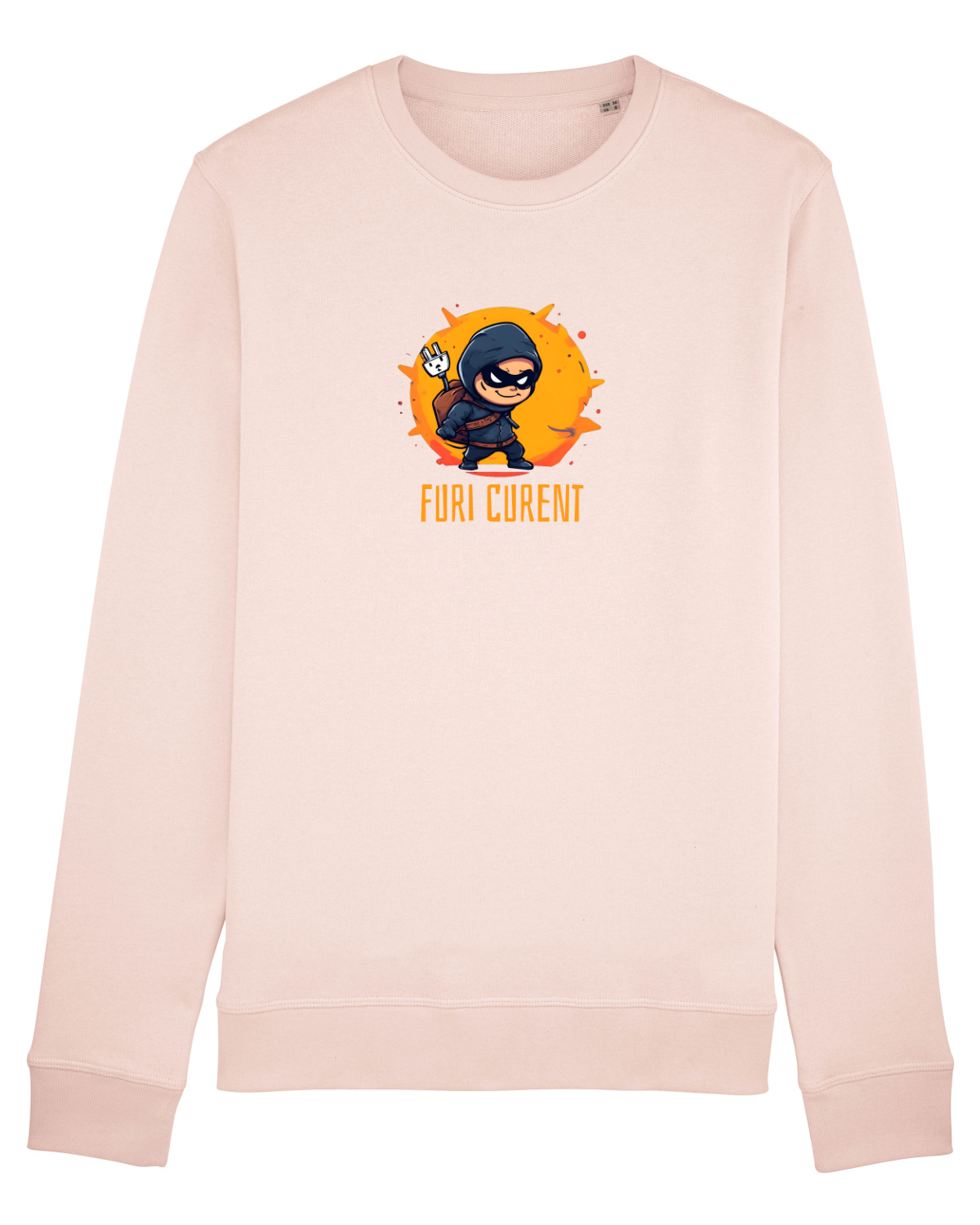 Bluză mânecă lungă Unisex Rise Candy Pink