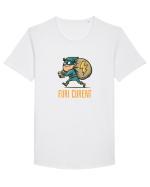 FURI CURENT (MINTI / BATI CAMPII DE RUPI) 5 Tricou mânecă scurtă guler larg Bărbat Skater