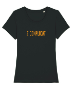 E COMPLICAT Tricou mânecă scurtă guler larg fitted Damă Expresser