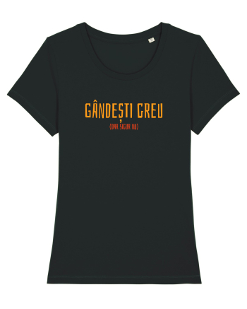 GANDESTI GREU (DAR SIGUR NU) Black