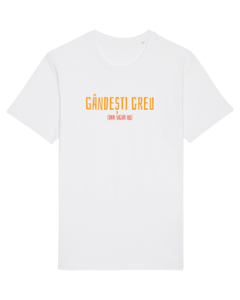 GANDESTI GREU (DAR SIGUR NU) White