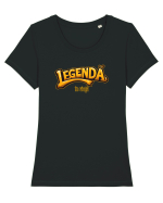 LEGENDA IN VIATA Tricou mânecă scurtă guler larg fitted Damă Expresser