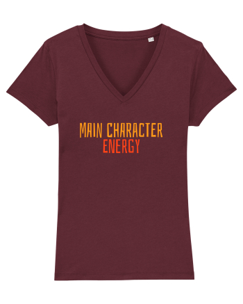 MAIN CHARACTER ENERGY FYP Burgundy