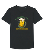 BAUTOR AUTORIZAT DE BERE, CAUT SPONSORIZARE Tricou mânecă scurtă guler larg Bărbat Skater