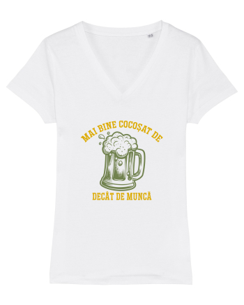MAI BINE COCOSAT DE BERE DECAT DE MUNCA White