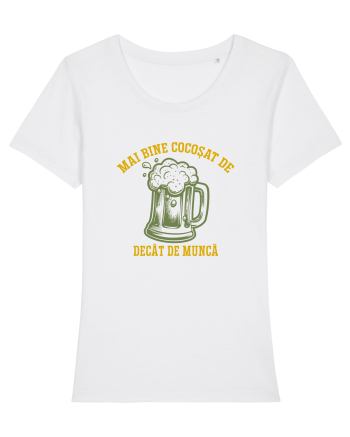 MAI BINE COCOSAT DE BERE DECAT DE MUNCA White