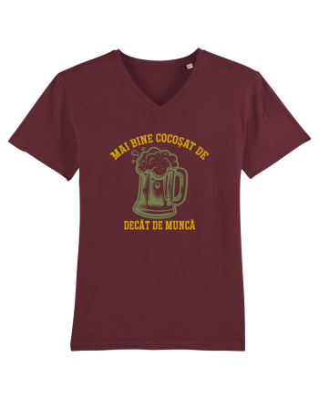 MAI BINE COCOSAT DE BERE DECAT DE MUNCA Burgundy