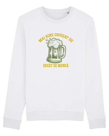 MAI BINE COCOSAT DE BERE DECAT DE MUNCA White