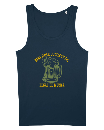 MAI BINE COCOSAT DE BERE DECAT DE MUNCA Navy