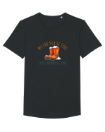MI-ERA DOR DE TINE... CA DE ZAPADA IN CIZME Tricou mânecă scurtă guler larg Bărbat Skater