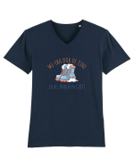 MI-ERA DOR DE TINE... CA DE ZAPADA IN GHETE Tricou mânecă scurtă guler V Bărbat Presenter