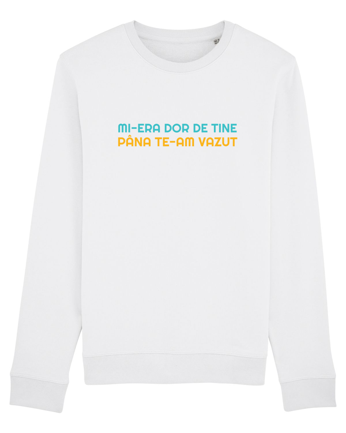 Bluză mânecă lungă Unisex Rise White