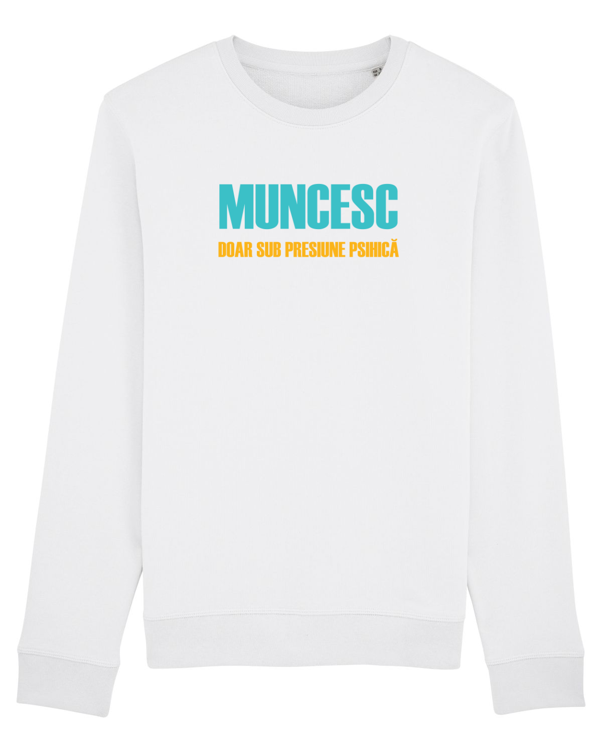 Bluză mânecă lungă Unisex Rise White