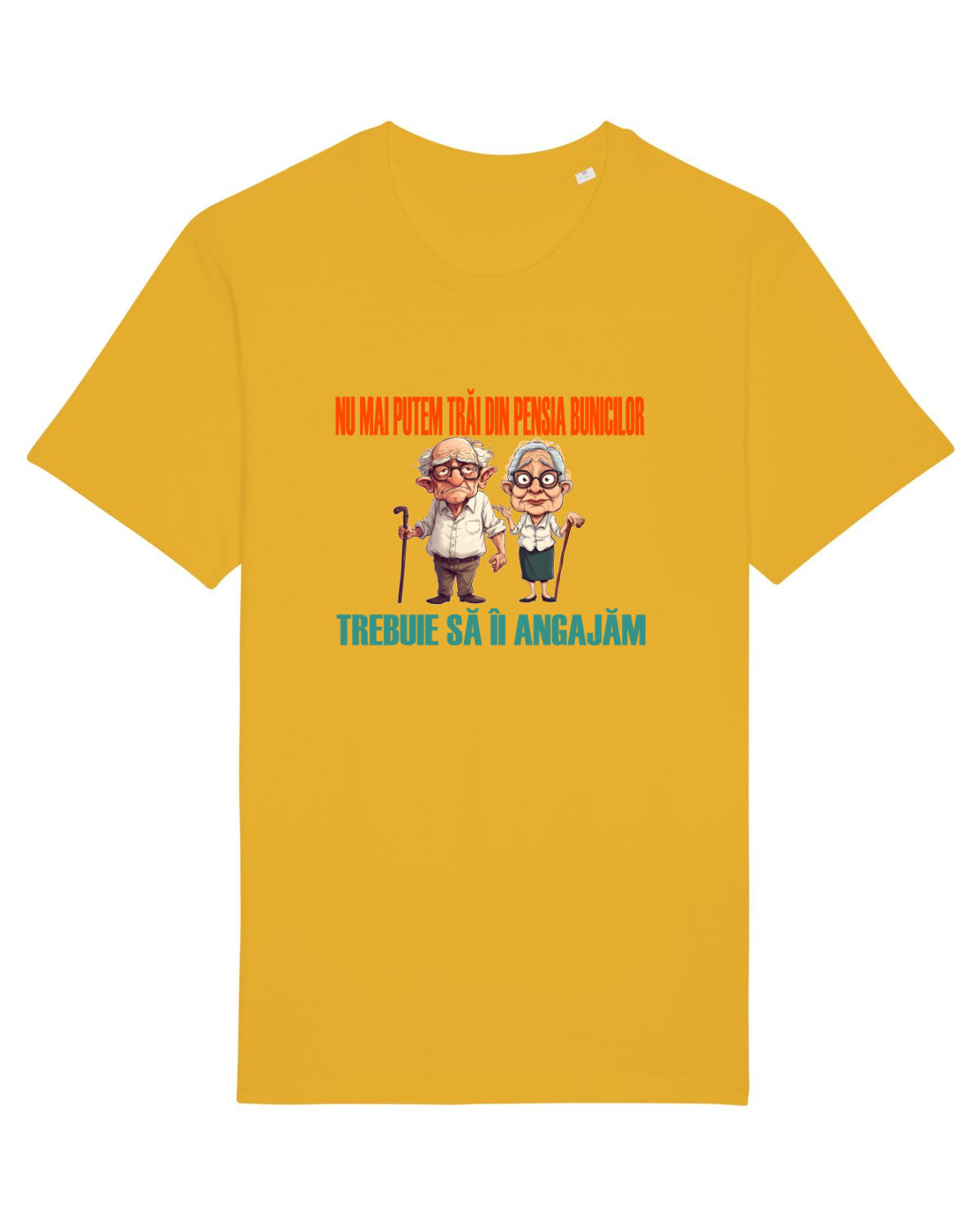 Tricou mânecă scurtă Unisex Rocker Spectra Yellow