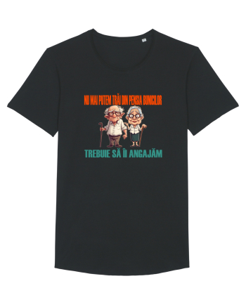 NU MAI PUTEM TRAI DIN PENSIA BUNICILOR... TREBUIE SA II ANGAJAM Black