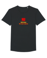 NU IMBATRANESC, IMI CRESTE VALOAREA Tricou mânecă scurtă guler larg Bărbat Skater