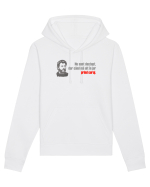 NU SUNT DESTEPT, DAR CAND MA UIT IN JUR PRIND CURAJ - citat Ion Creanga Hanorac Unisex Drummer