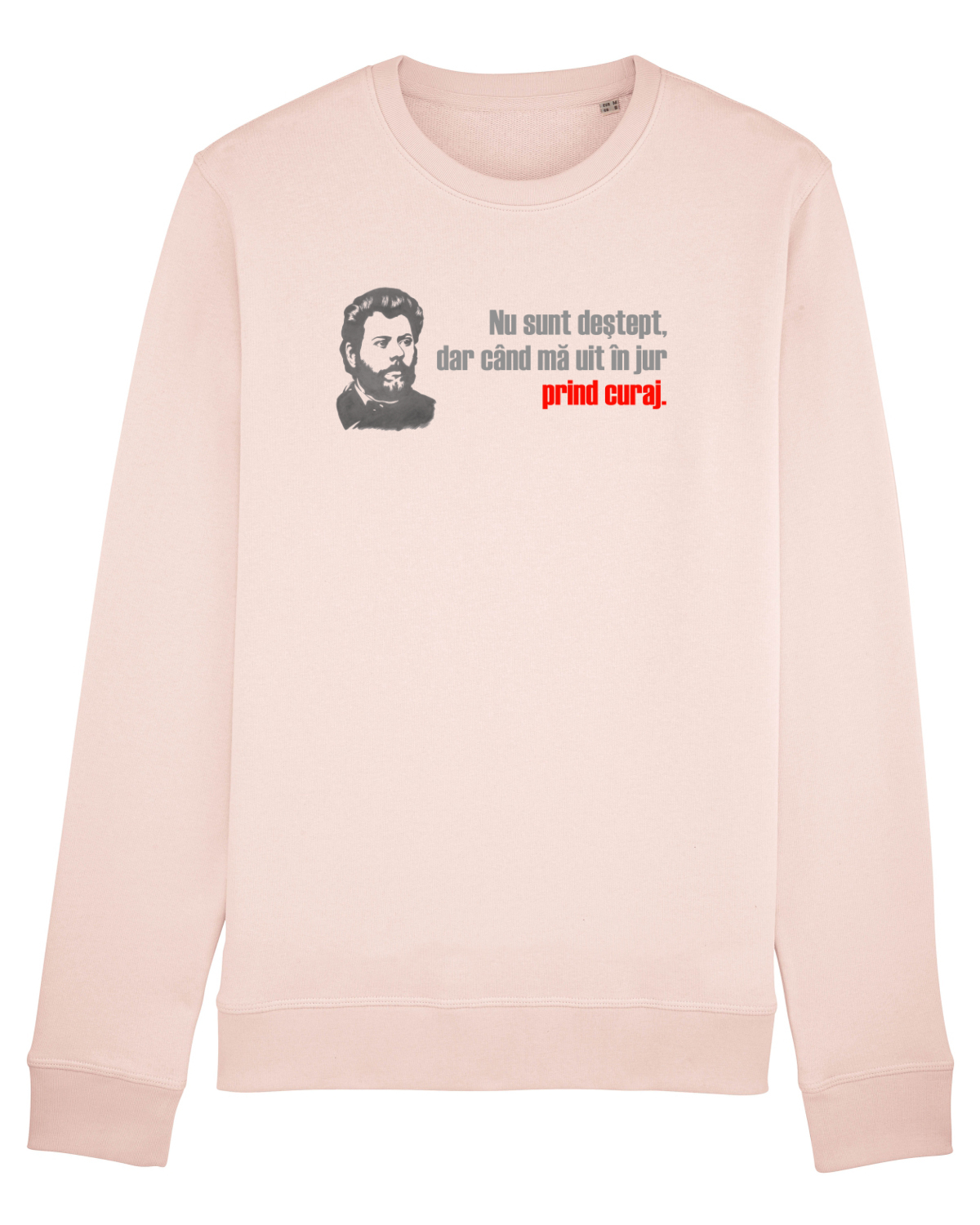 Bluză mânecă lungă Unisex Rise Candy Pink