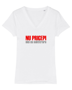 NU PRICEPI... NICI CU SUBTRITRARE Tricou mânecă scurtă guler V Damă Evoker