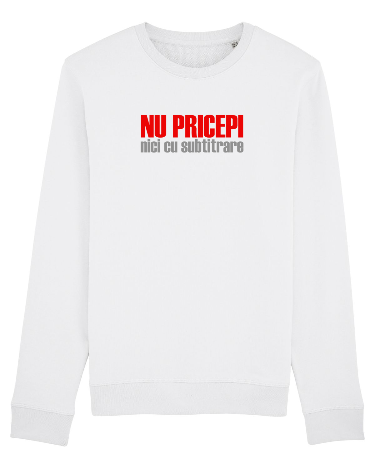 Bluză mânecă lungă Unisex Rise White