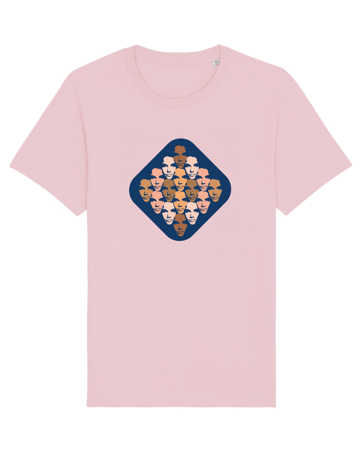 Tricou mânecă scurtă Unisex Rocker Cotton Pink