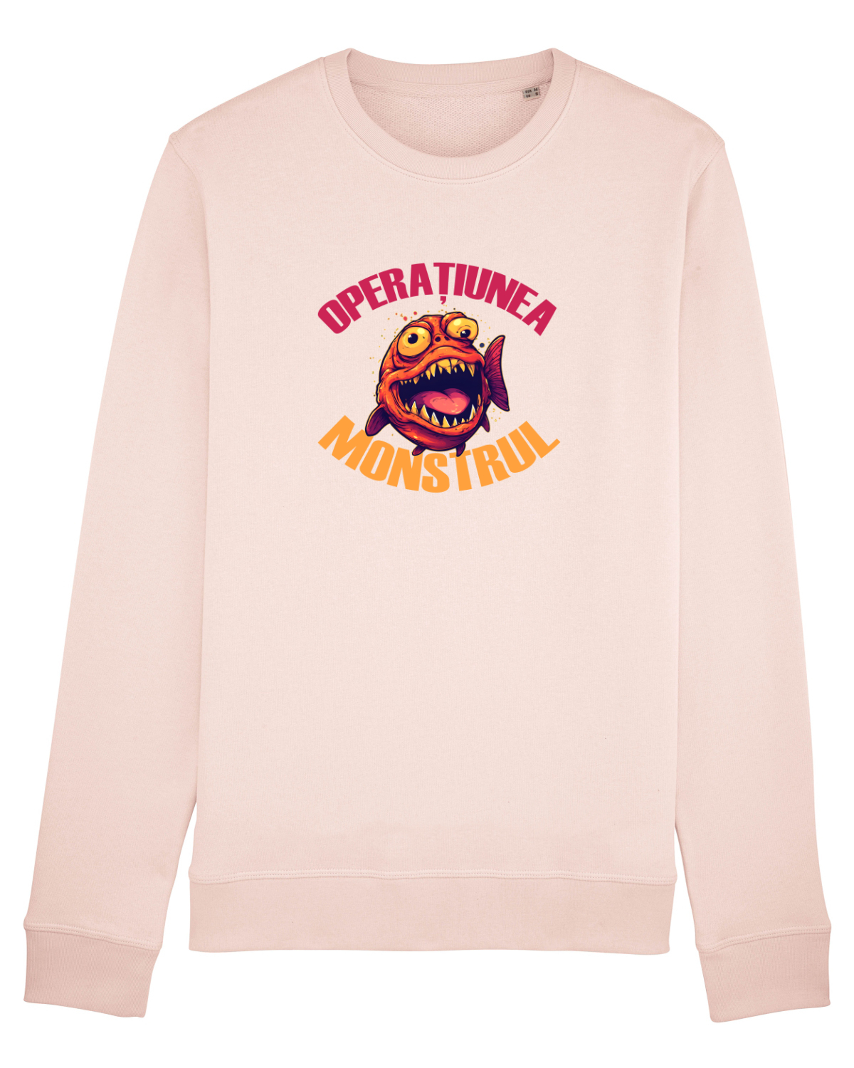 Bluză mânecă lungă Unisex Rise Candy Pink