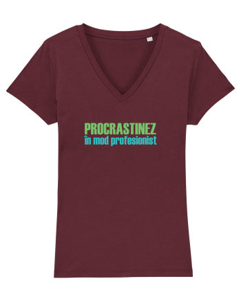PROCRASTINEZ (AMAN) IN MOD PROFESIONIST Burgundy