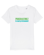 PROCRASTINEZ (AMAN) IN MOD PROFESIONIST Tricou mânecă scurtă  Copii Mini Creator