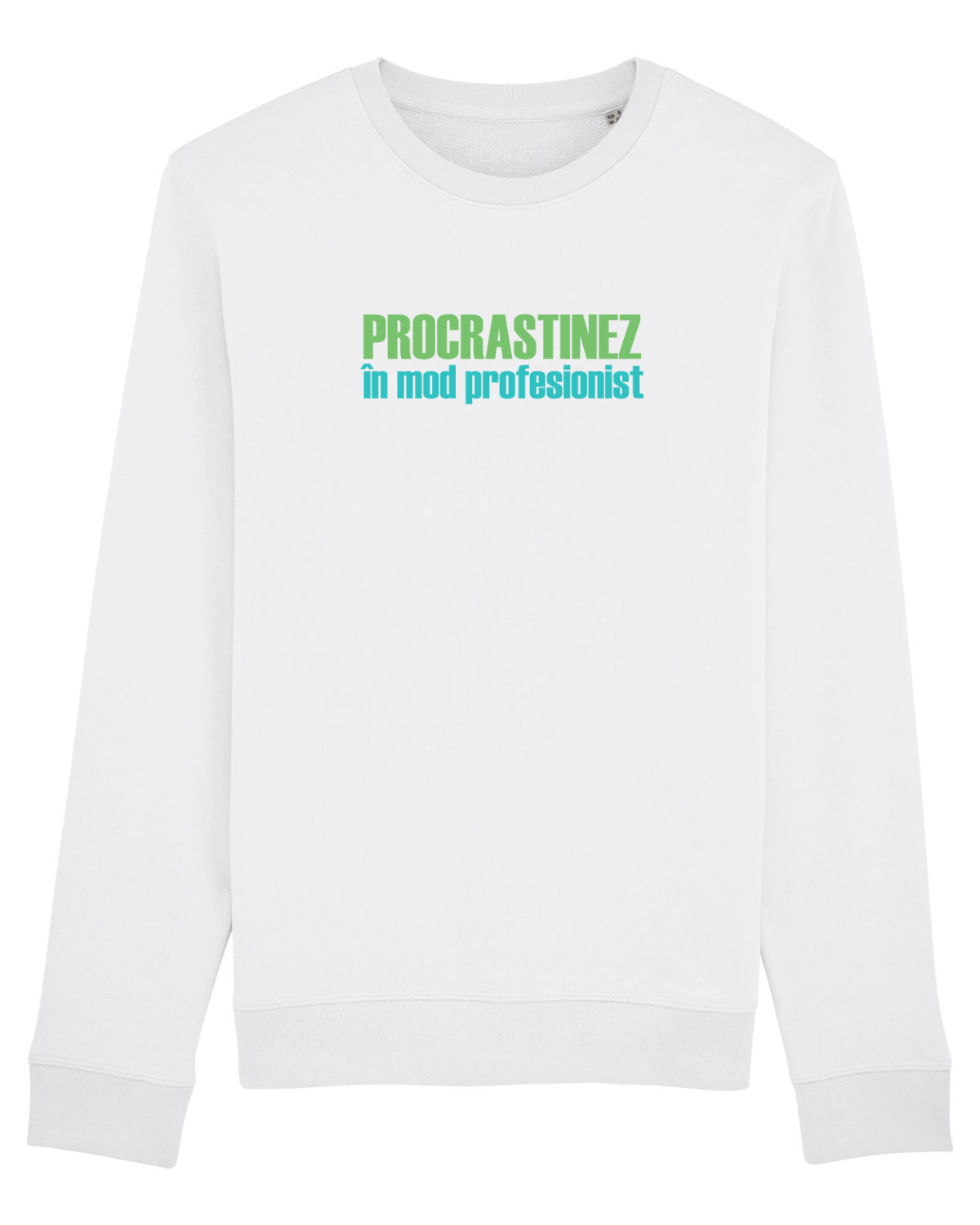Bluză mânecă lungă Unisex Rise White