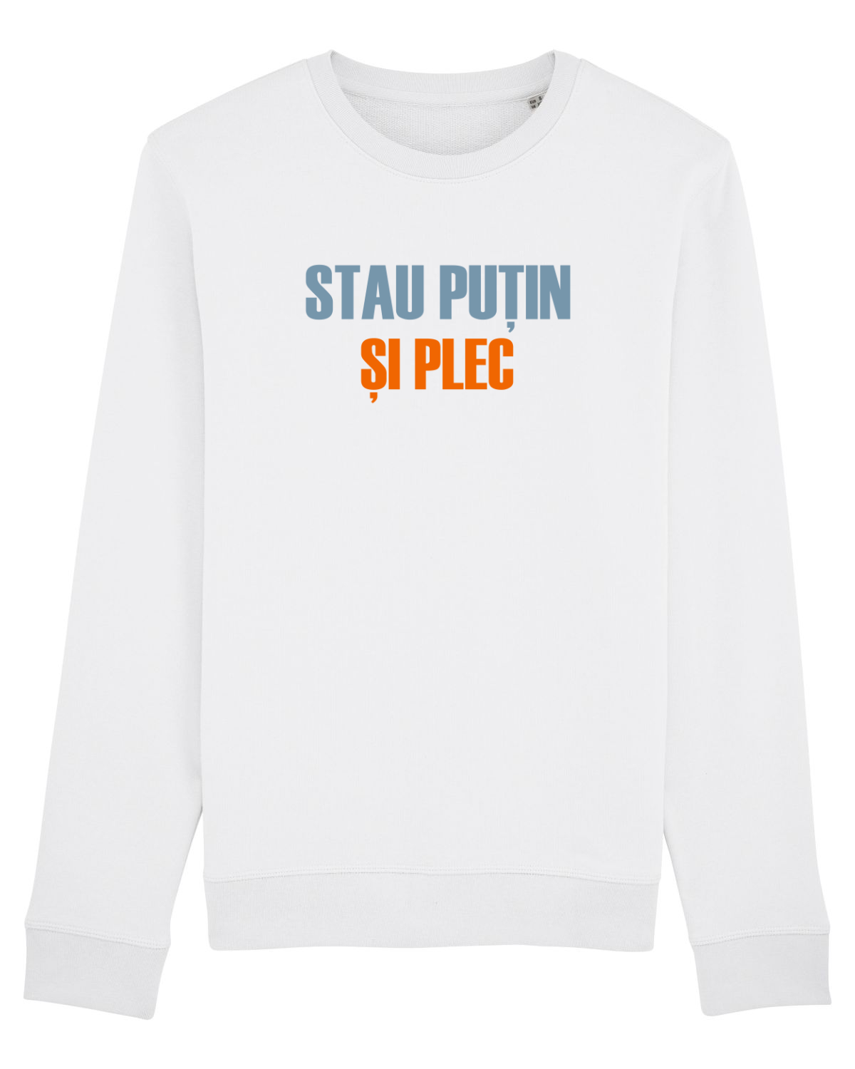 Bluză mânecă lungă Unisex Rise White