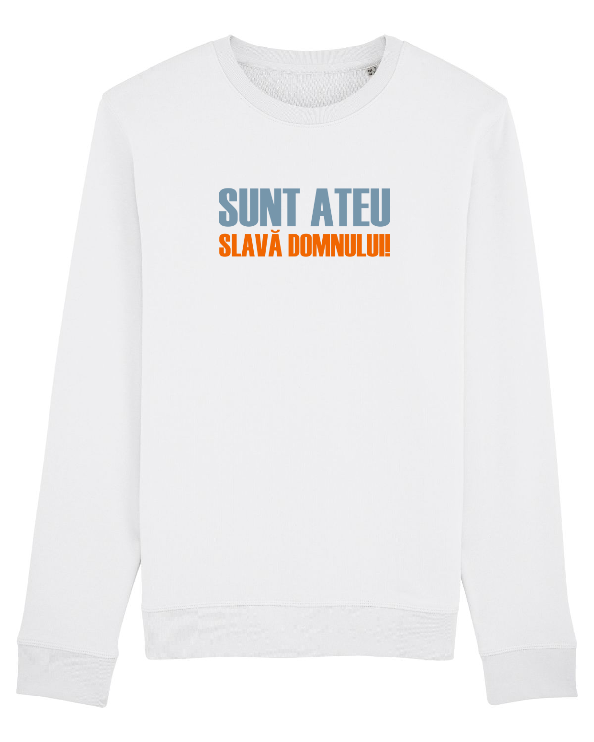 Bluză mânecă lungă Unisex Rise White