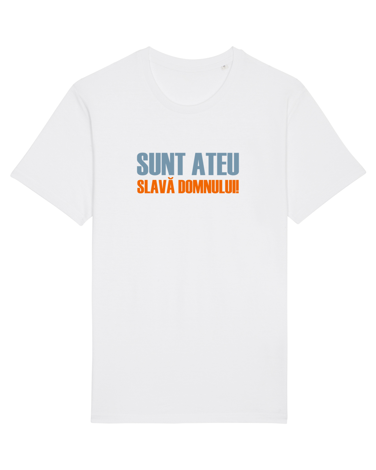 Tricou mânecă scurtă Unisex Rocker White