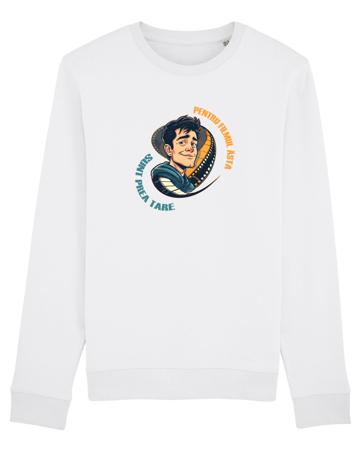 Bluză mânecă lungă Unisex Rise White