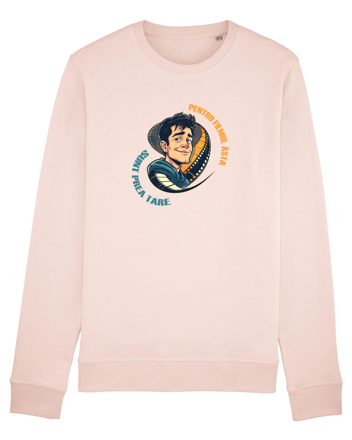 Bluză mânecă lungă Unisex Rise Candy Pink