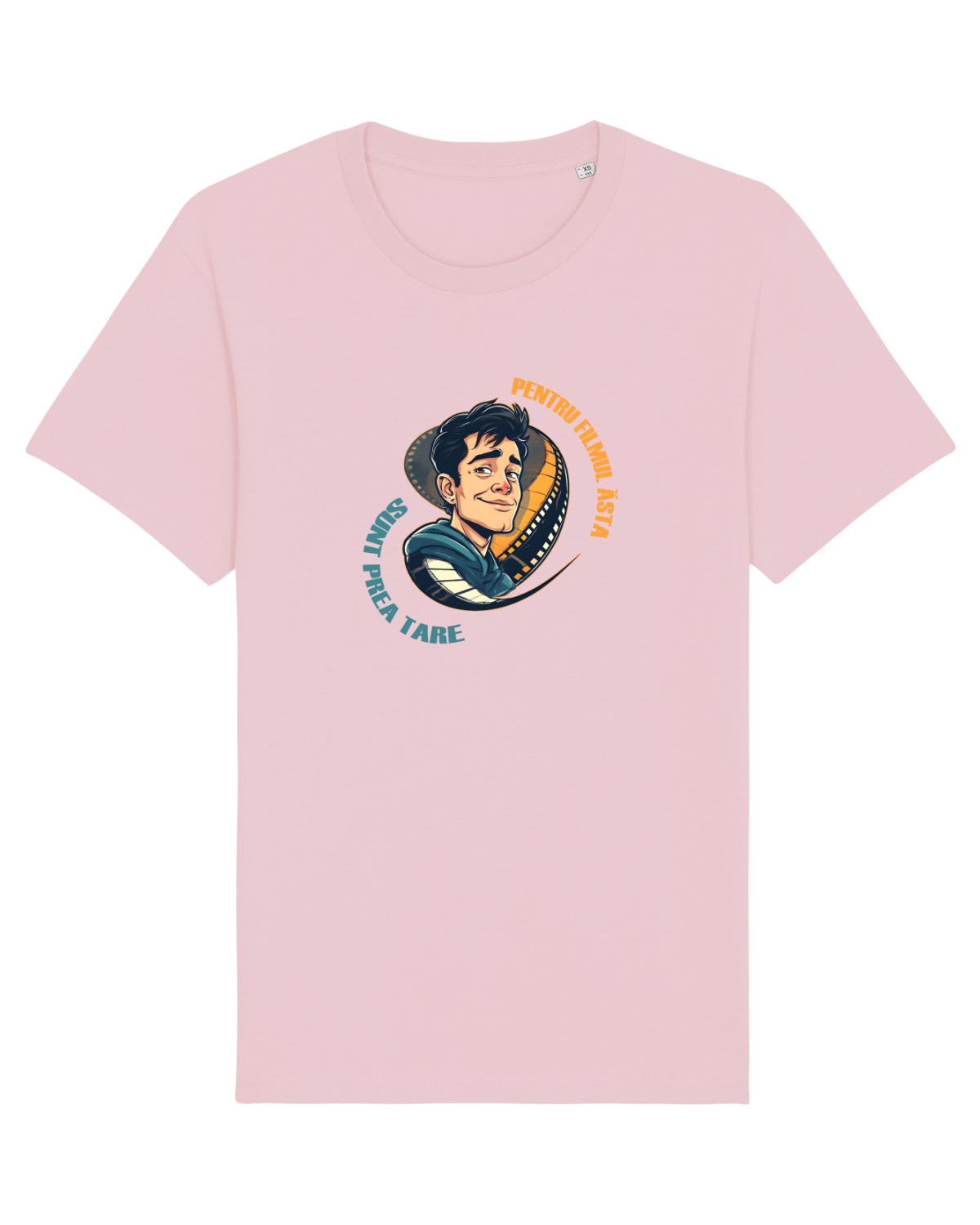 Tricou mânecă scurtă Unisex Rocker Cotton Pink