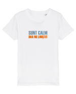 SUNT CALM, DAR NU LINISTIT Tricou mânecă scurtă  Copii Mini Creator