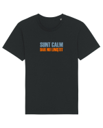 SUNT CALM, DAR NU LINISTIT Tricou mânecă scurtă Unisex Rocker