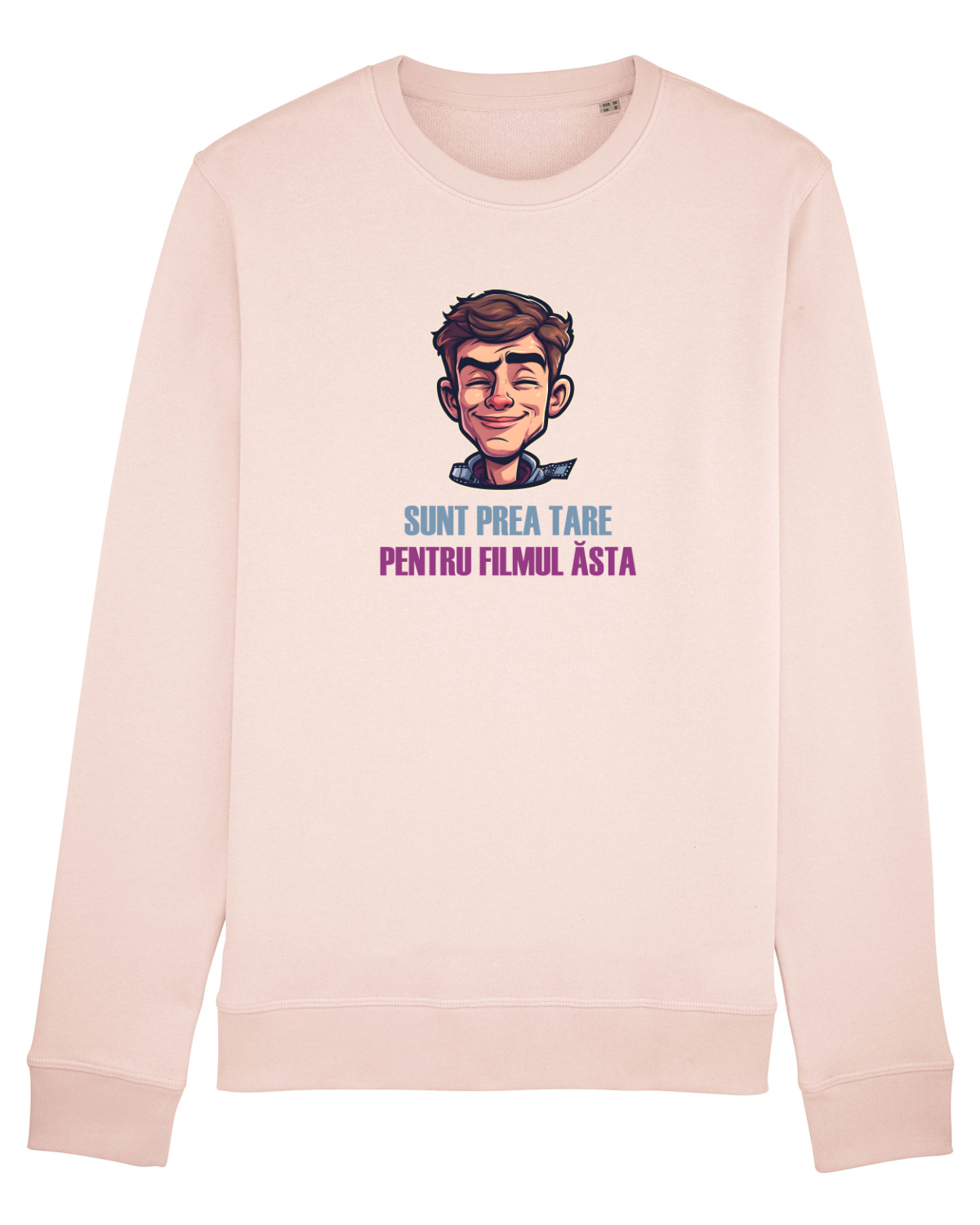 Bluză mânecă lungă Unisex Rise Candy Pink