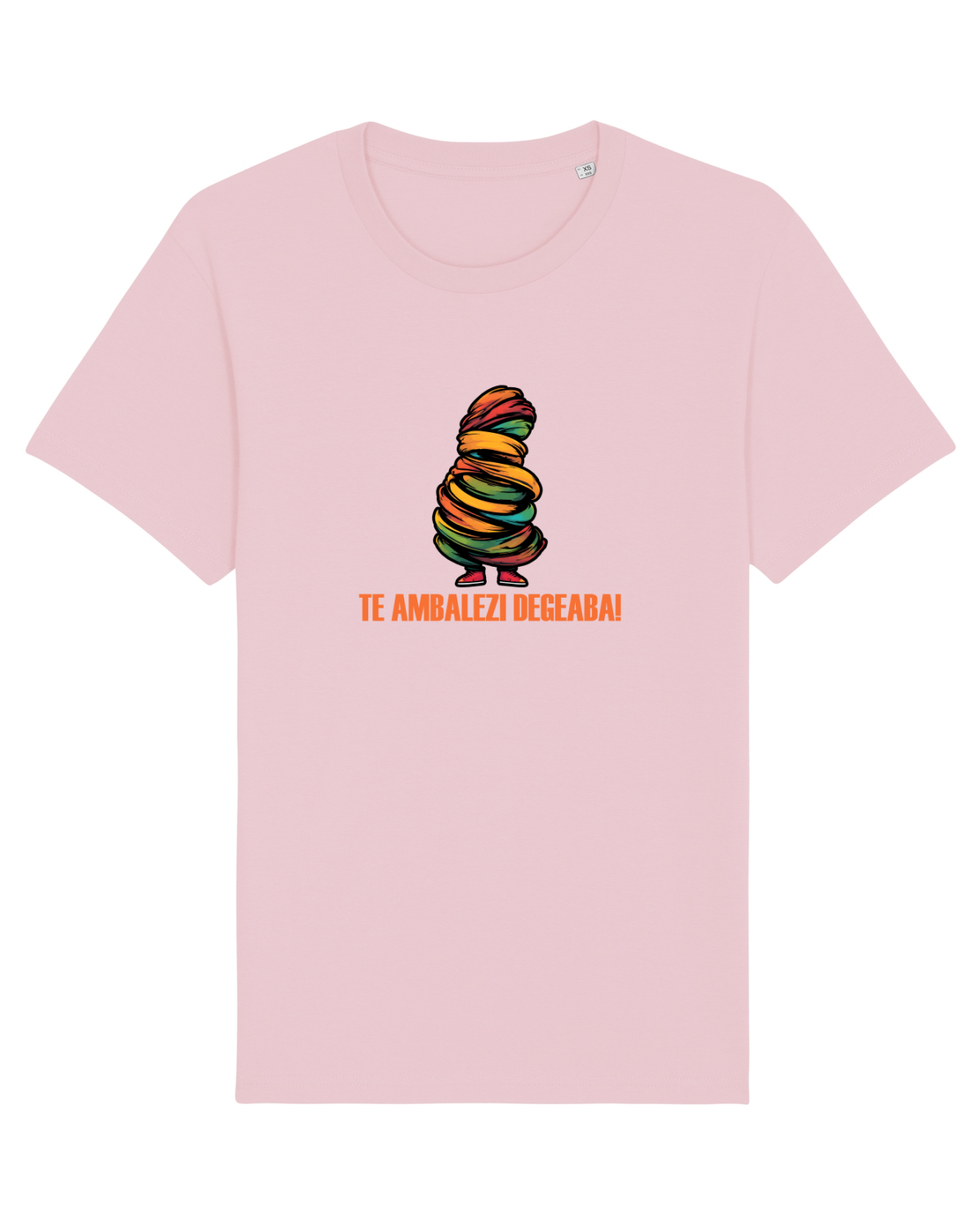 Tricou mânecă scurtă Unisex Rocker Cotton Pink