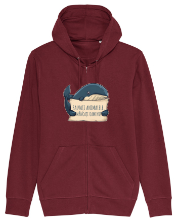 SALVATI ANIMALELE, MANCATI OAMENI - umor absurd - balena Burgundy