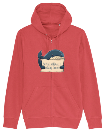SALVATI ANIMALELE, MANCATI OAMENI - umor absurd - balena Carmine Red