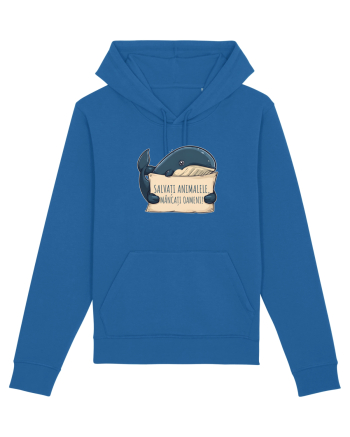 SALVATI ANIMALELE, MANCATI OAMENI - umor absurd - balena Royal Blue