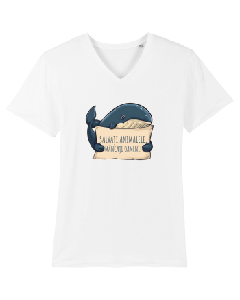 SALVATI ANIMALELE, MANCATI OAMENI - umor absurd - balena White