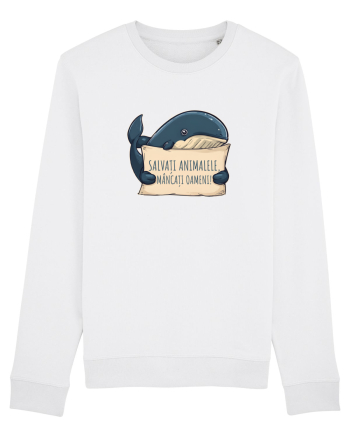 SALVATI ANIMALELE, MANCATI OAMENI - umor absurd - balena White
