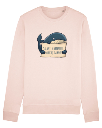 SALVATI ANIMALELE, MANCATI OAMENI - umor absurd - balena Candy Pink